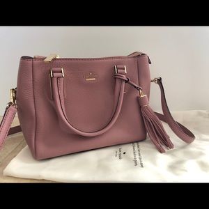 Mauve Kate Spade tote bag